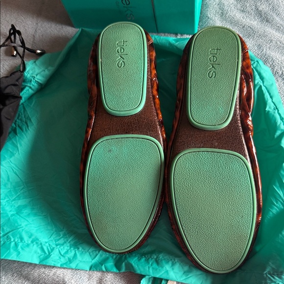 Tieks Tortoiseshell Patterned Flats - Picture 2 of 6